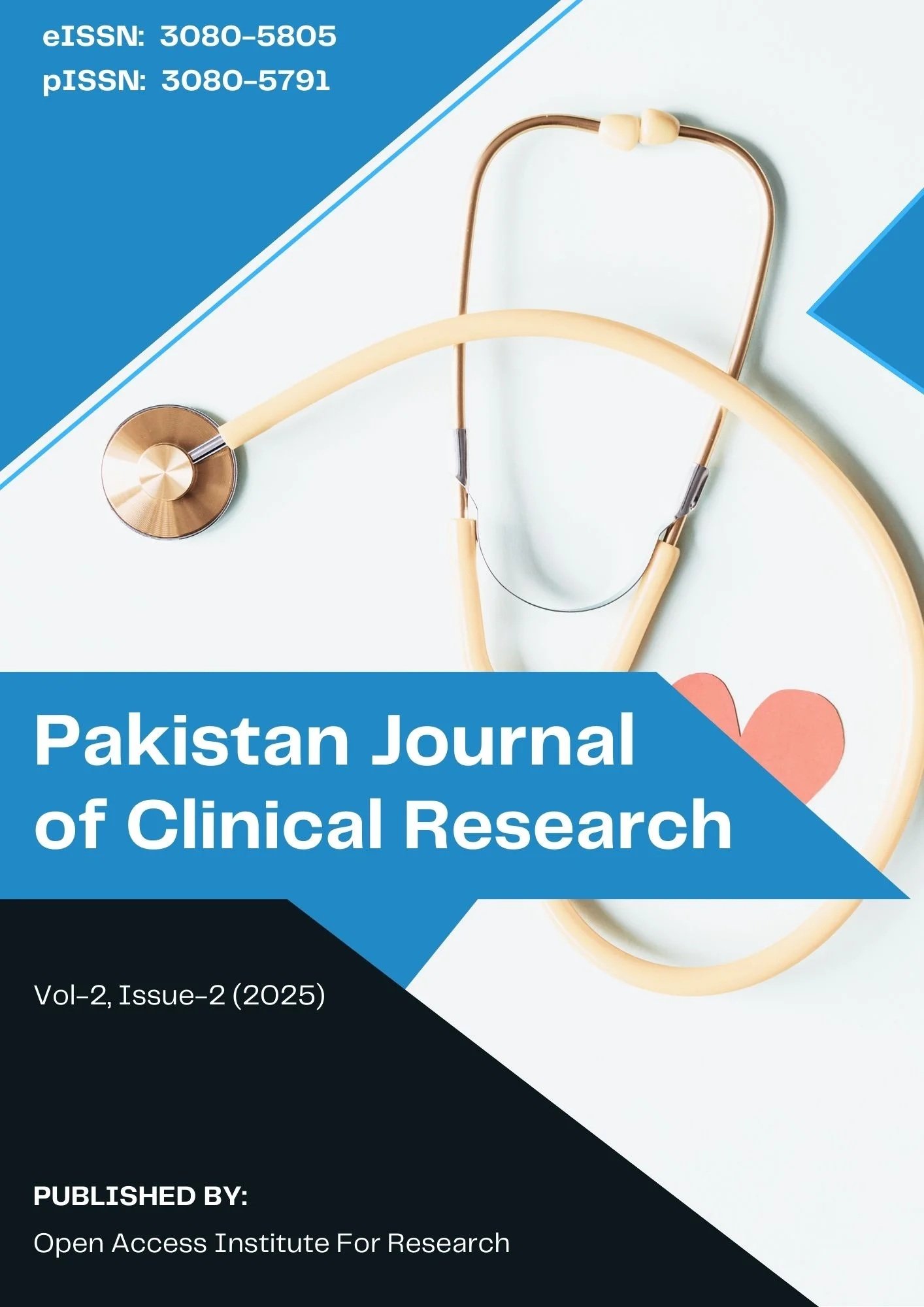 					View Vol. 2 No. 2 (2025): Pakistan Journal of Clinical Research
				